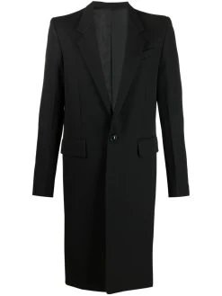 AMI Paris manteau cintré à simple boutonnage