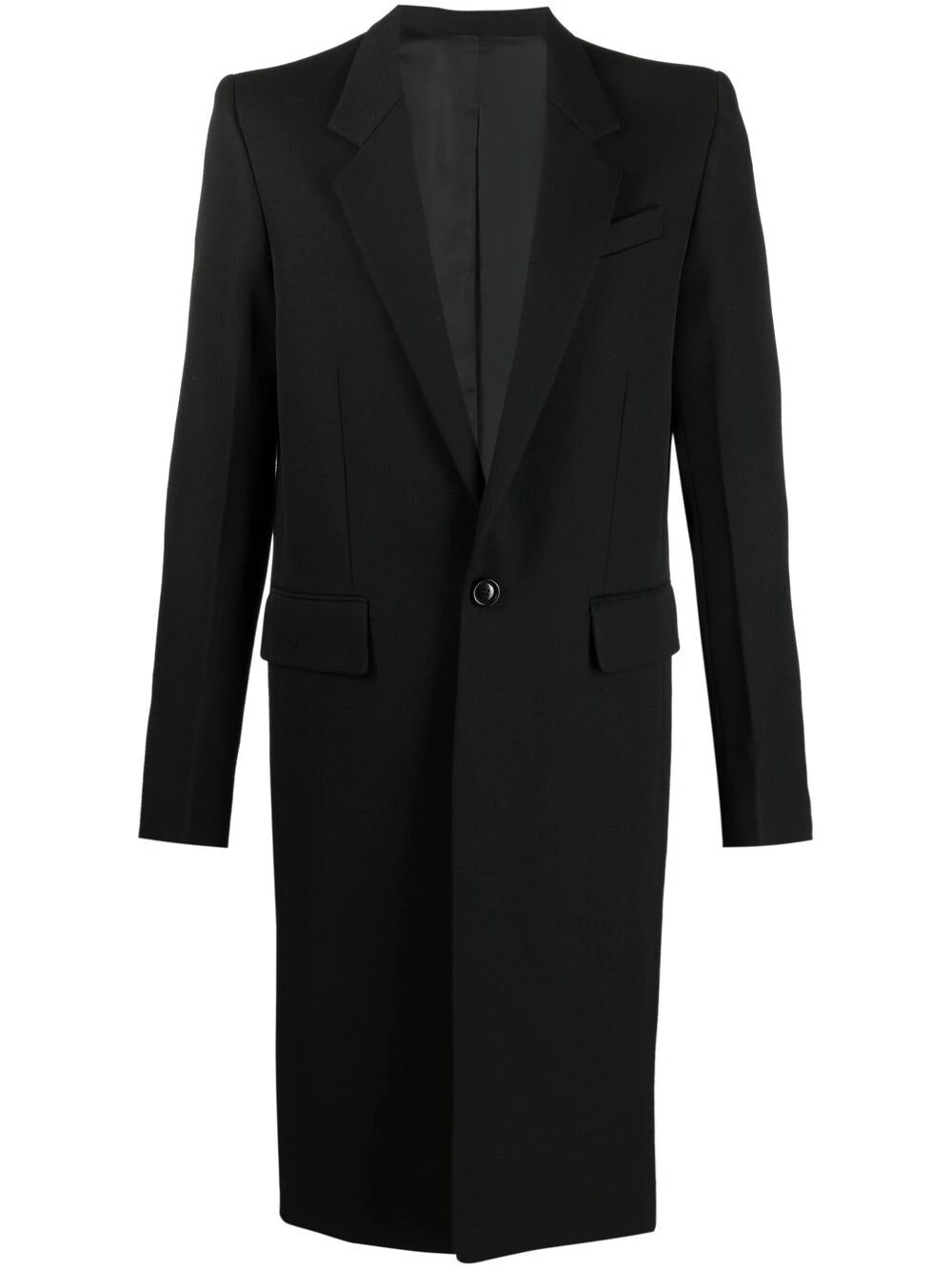 Qualité absolue AMI Paris Manteau cintré à simple boutonnage pardessus homme 1 AMI Paris manteau cintré à simple boutonnage