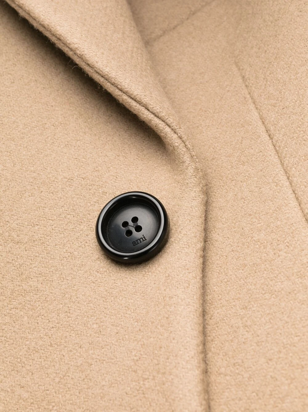 AMI Paris Manteau en laine à simple boutonnage Prix Affortable pardessus homme 6 AMI Paris manteau en laine à simple boutonnage