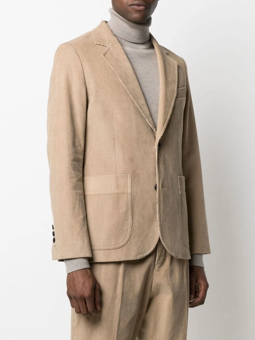 AMI Paris Réduction Blazer en velours côtelé à simple boutonnage blazers homme 3 AMI Paris blazer en velours côtelé à simple boutonnage