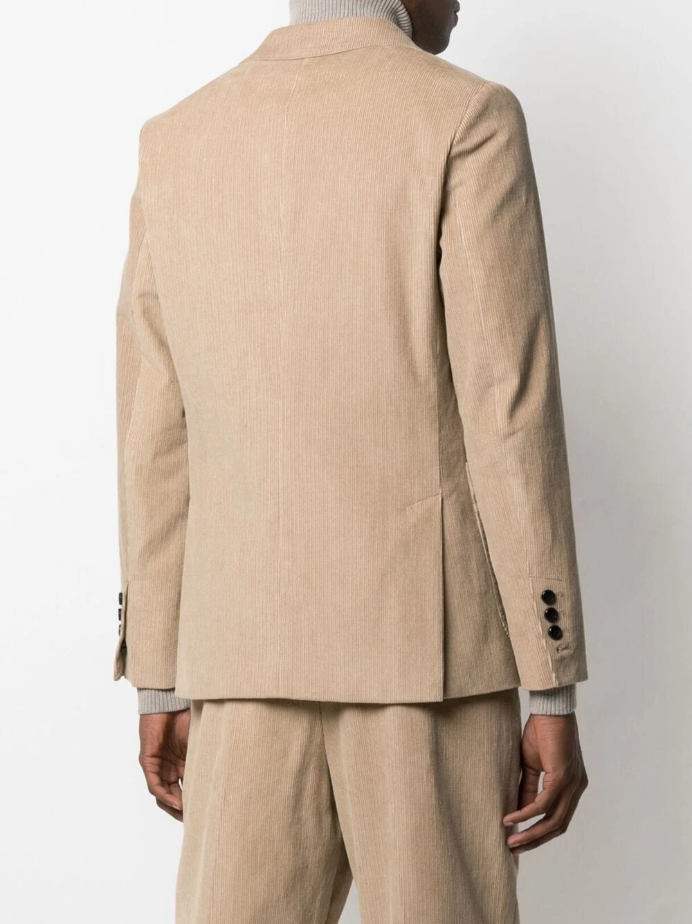 AMI Paris Réduction Blazer en velours côtelé à simple boutonnage blazers homme 4 AMI Paris blazer en velours côtelé à simple boutonnage