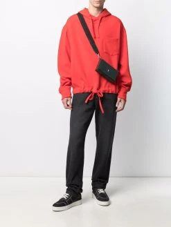 AMI Paris hoodie à lien de resserrage