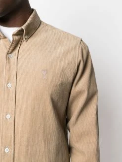 AMI Paris chemise Ami De Coeur à boutonnière devant