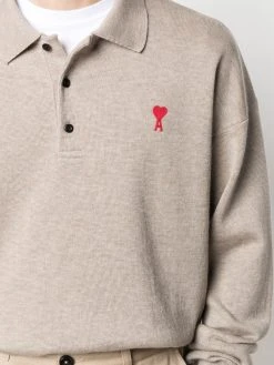 AMI Paris polo Ami de Coeur en maille