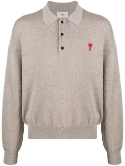 AMI Paris polo Ami de Coeur en maille