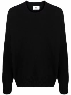 AMI Paris pull à effet d'épaules descendues