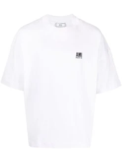 AMI Paris t-shirt à logo brodé