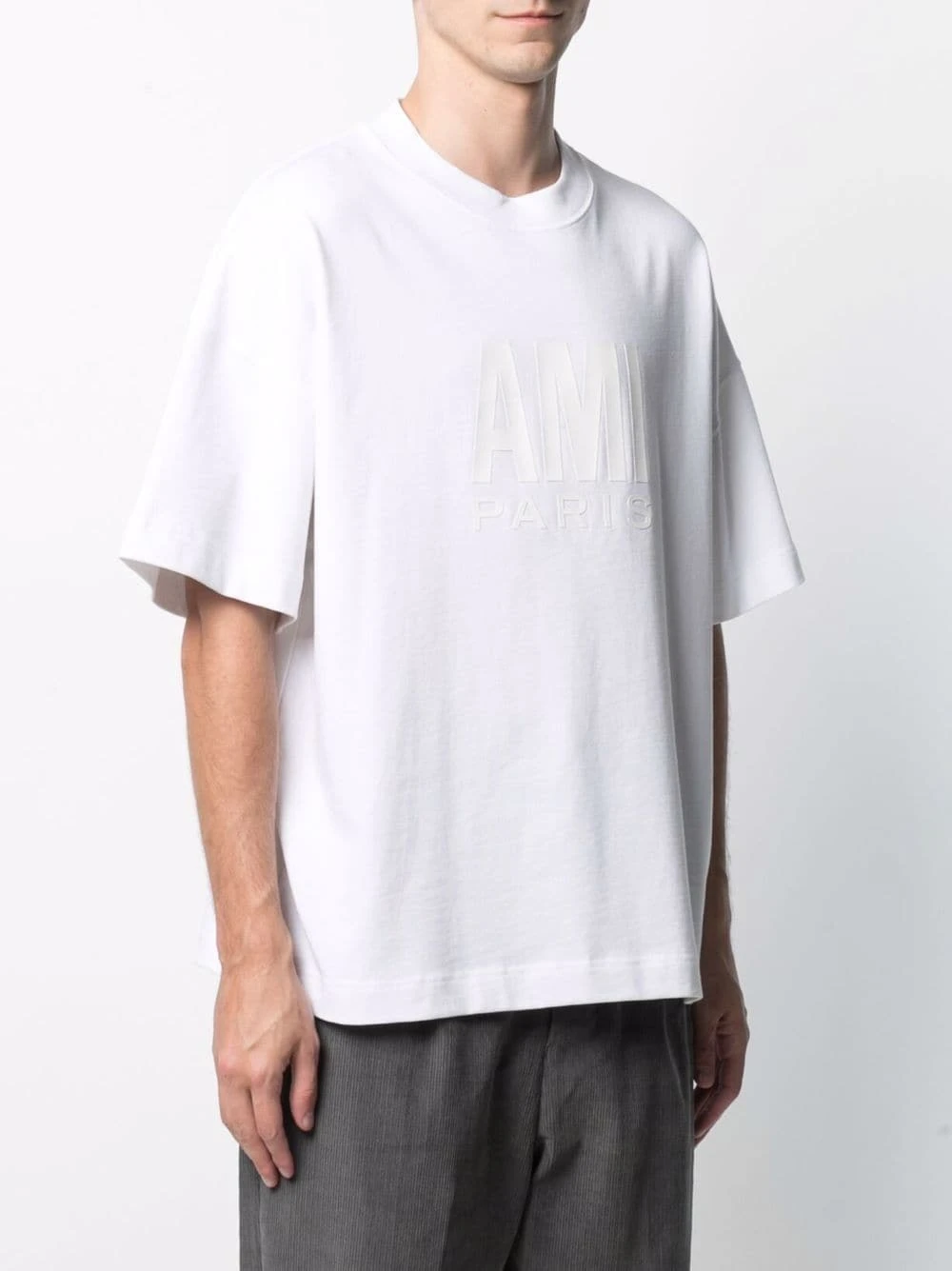 AMI Paris T shirt à logo imprimé Rabais t-shirts homme 3 AMI Paris t-shirt à logo imprimé