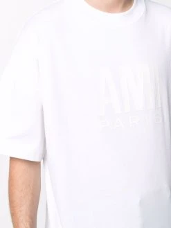 AMI Paris T shirt à logo imprimé Rabais t-shirts homme 9 AMI Paris t-shirt à logo imprimé