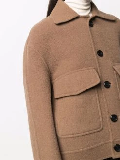 AMI Paris manteau à simple boutonnage