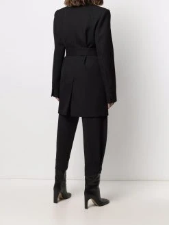 AMI Paris blazer ceinturé à simple boutonnage