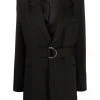 AMI Paris blazer ceinturé à simple boutonnage