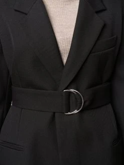 AMI Paris blazer ceinturé à simple boutonnage