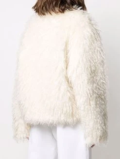 AMI Paris Veste en fourrure artificielle Prix Allégé vestes en peau lainée femme 8 AMI Paris veste en fourrure artificielle