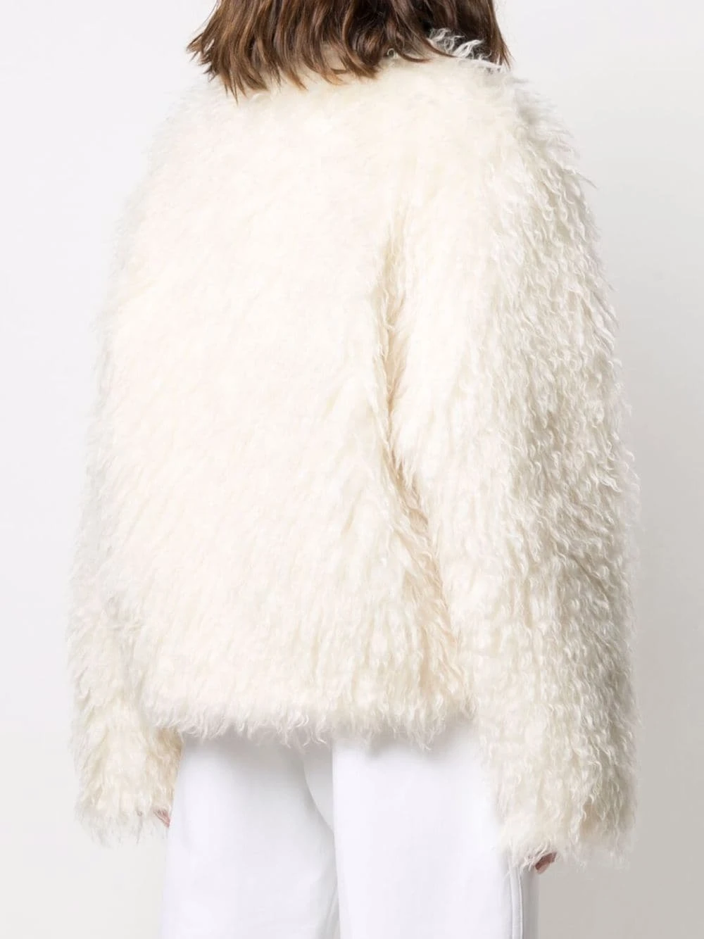 AMI Paris Veste en fourrure artificielle Prix Allégé vestes en peau lainée femme 4 AMI Paris veste en fourrure artificielle