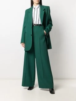 AMI Paris pantalon palazzo à taille haute