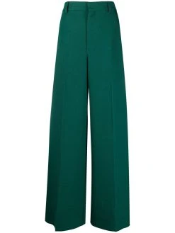 AMI Paris pantalon palazzo à taille haute