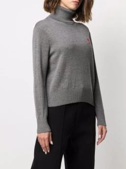 AMI Paris pull Ami de Cœur à col roulé