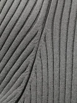 AMI Paris pantalon nervuré à coupe évasée