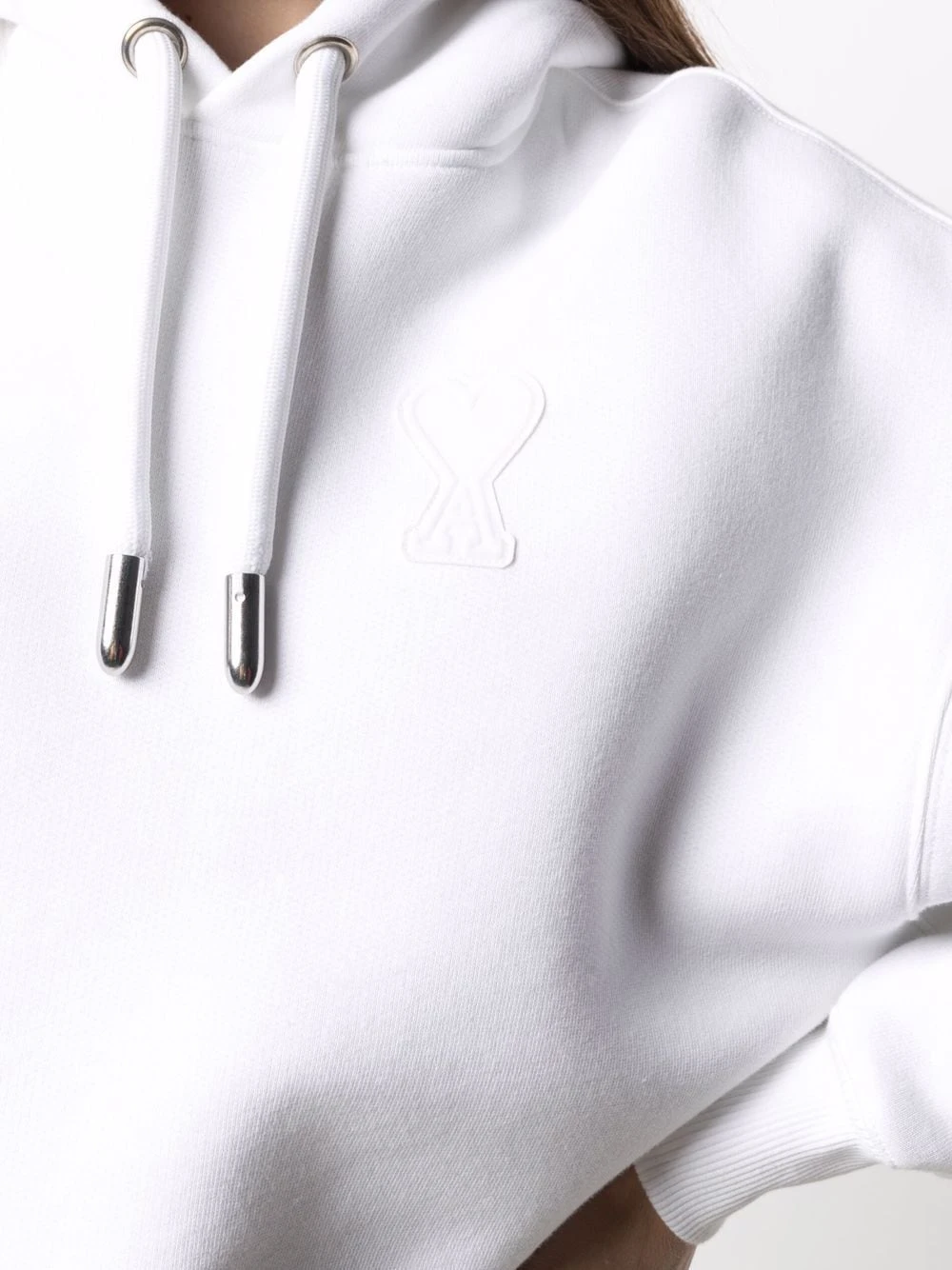 Prix Allégé AMI Paris Hoodie à patch logo hoodies femme 5 AMI Paris hoodie à patch logo