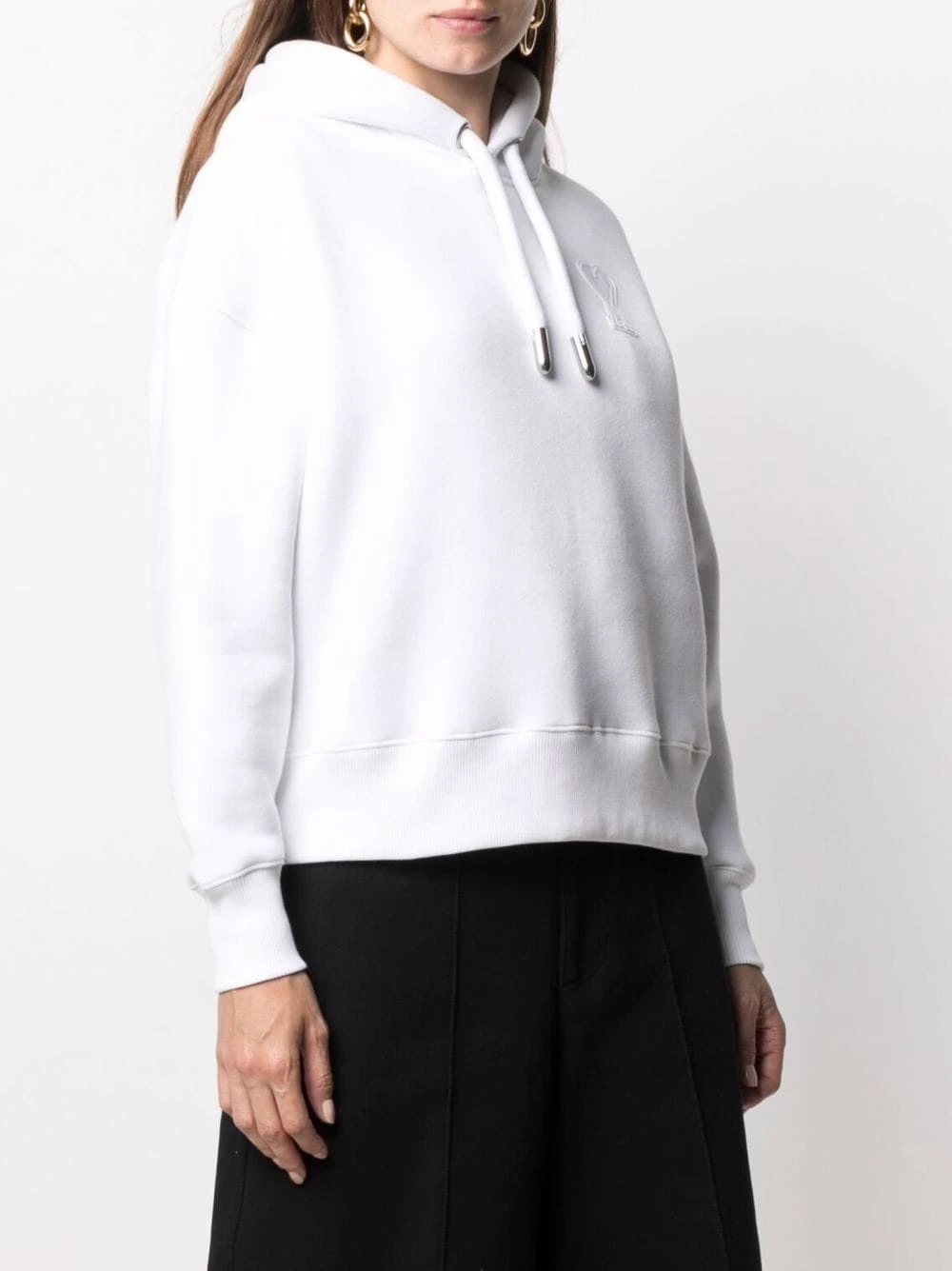 Prix Allégé AMI Paris Hoodie à patch logo hoodies femme 3 AMI Paris hoodie à patch logo