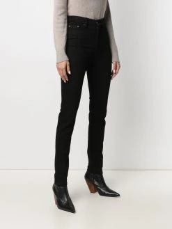 AMI Paris jean skinny à taille haute