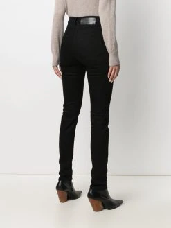 AMI Paris jean skinny à taille haute