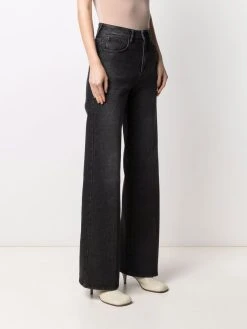 AMI Paris jean bootcut à taille haute