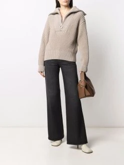 AMI Paris jean bootcut à taille haute