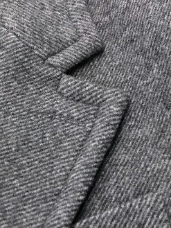 AMI Paris manteau en laine à simple boutonnage