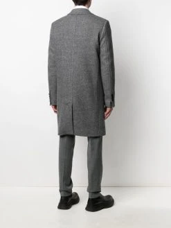 AMI Paris manteau en laine à simple boutonnage