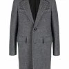 AMI Paris manteau en laine à simple boutonnage