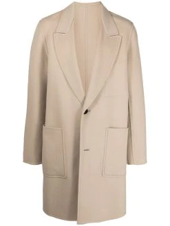 AMI Paris manteau à poches plaquées