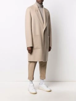 AMI Paris manteau à poches plaquées