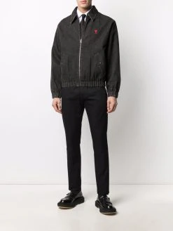 AMI Paris pantalon chino Ami de Cœur à patch logo