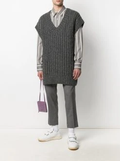 AMI Paris pantalon court à taille élastique