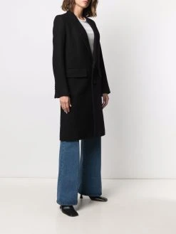 AMI Paris manteau cintré à simple boutonnage