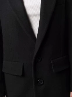 AMI Paris manteau cintré à simple boutonnage