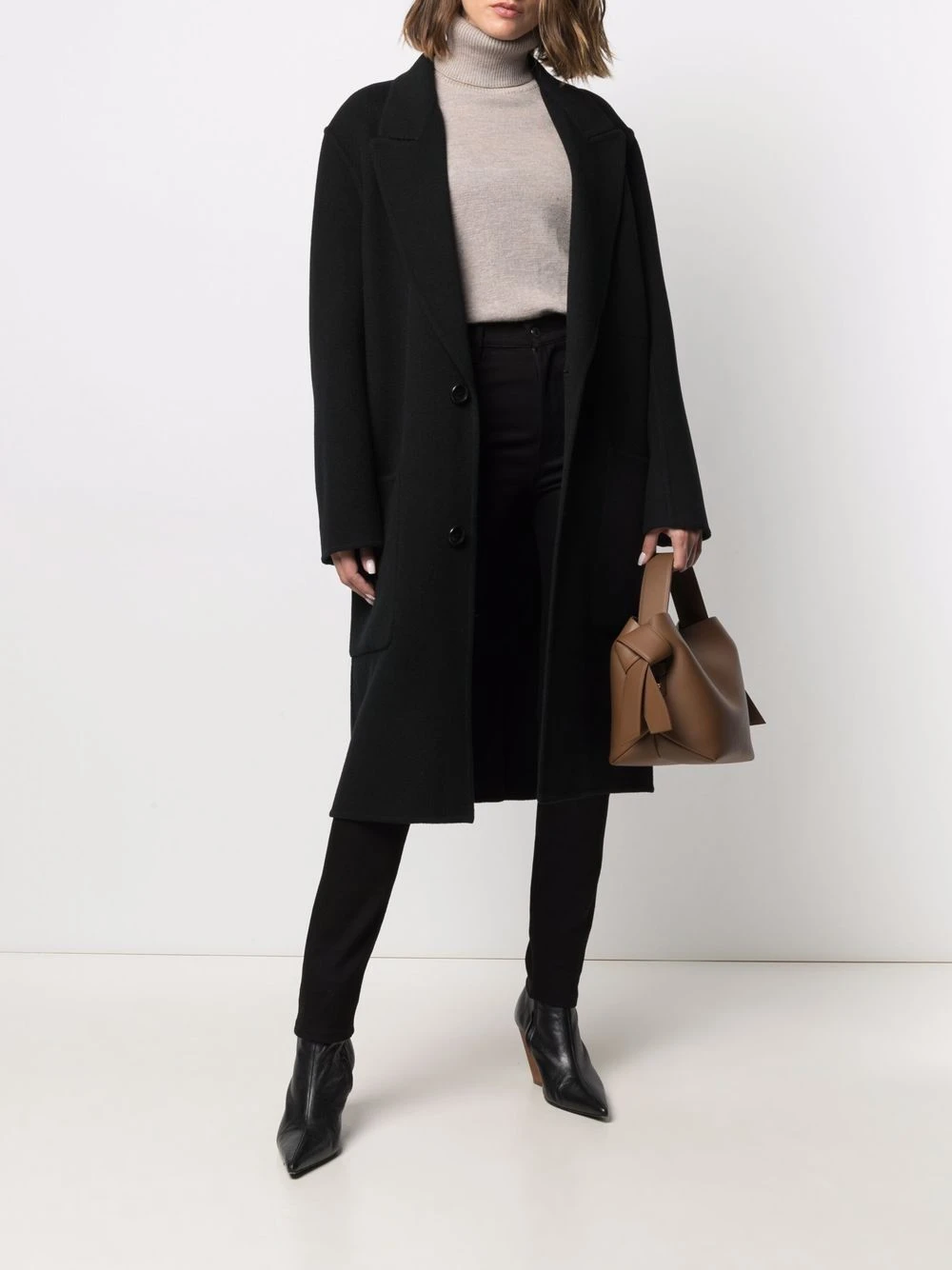 AMI Paris Manteau à simple boutonnage Marchandise de première qualité manteaux à simple boutonnage femme 2 AMI Paris manteau à simple boutonnage