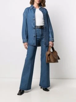 AMI Paris chemise en jean à manches longues