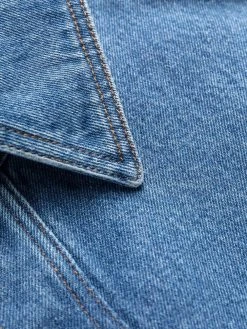 AMI Paris chemise en jean à manches longues