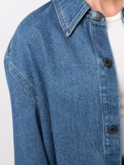 AMI Paris chemise en jean à manches longues