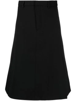 AMI Paris jupe trapèze à taille haute