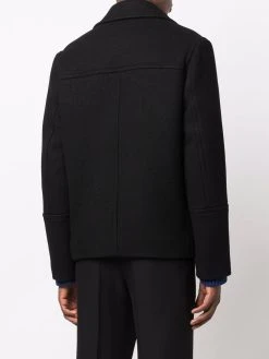 AMI Paris manteau court à boutonnière croisée