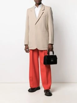 AMI Paris blazer à boutonnière dissimulée