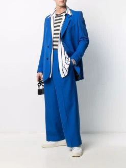 AMI Paris manteau long à simple boutonnage