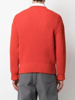 AMI Paris pull en maille nervurée