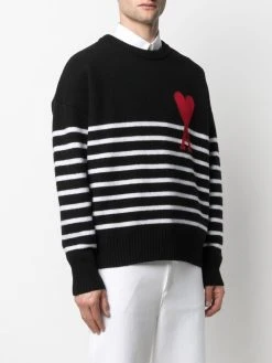 AMI Paris pull Ami De Cœur à rayures