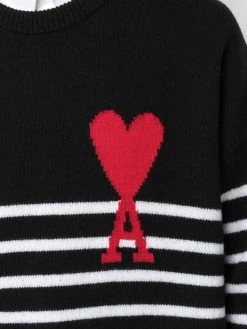 AMI Paris pull Ami De Cœur à rayures