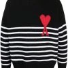 AMI Paris pull Ami De Cœur à rayures